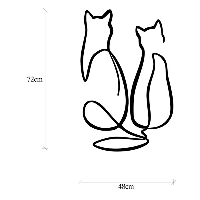 Wallity Couple Cat Love